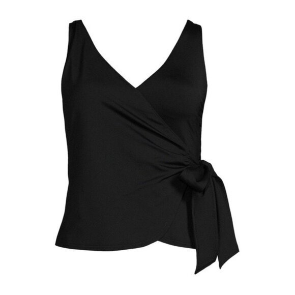 Lands end side tie tankini top size 12 dd - Picture 4 of 5